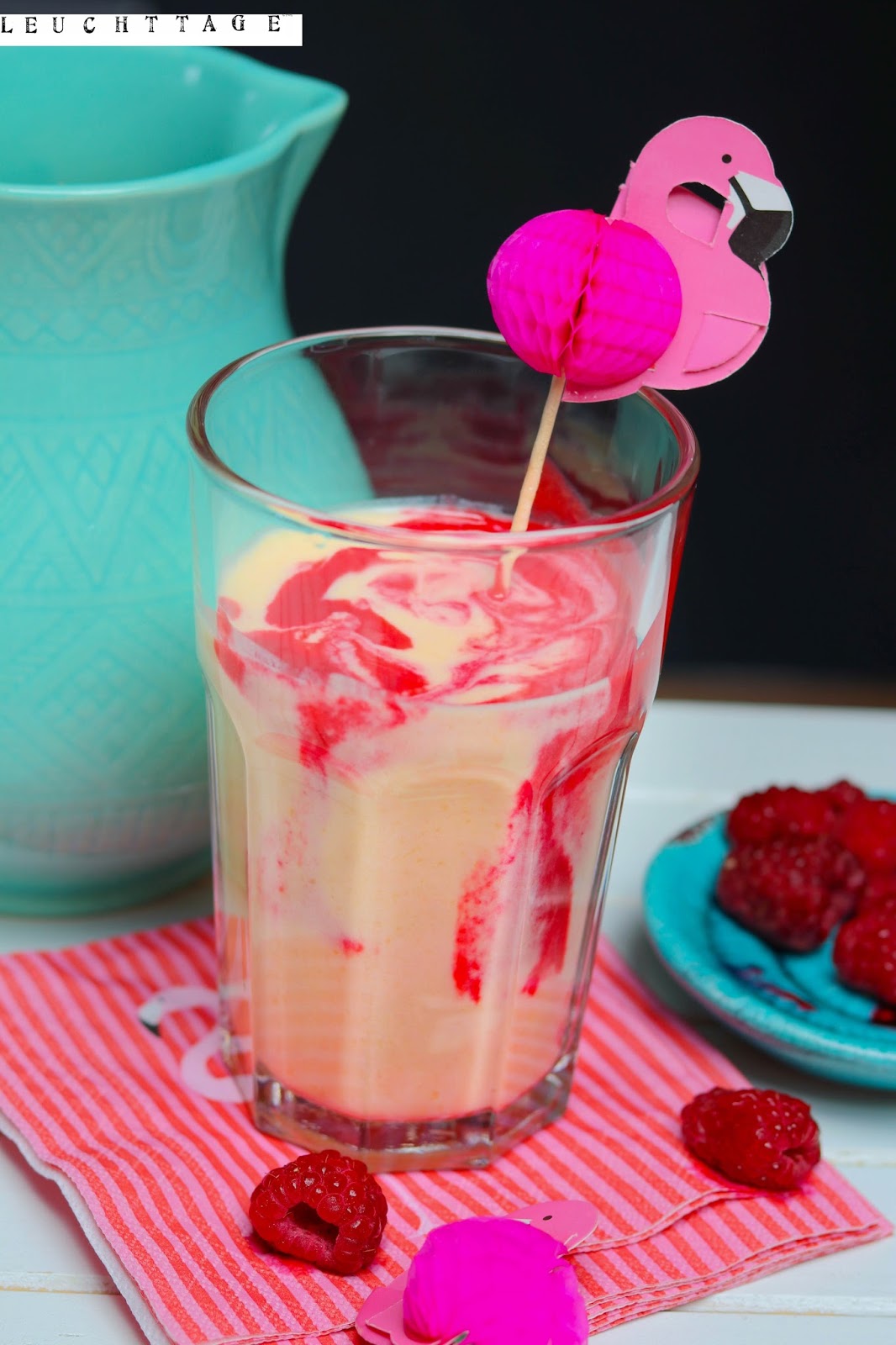 Himbeer-Kokos-Eis - Leuchttage Himbeer-Kokos-Eis - Leuchttage